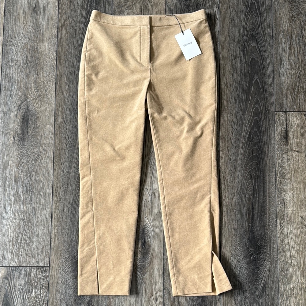 Theory Camel Tailored Pants